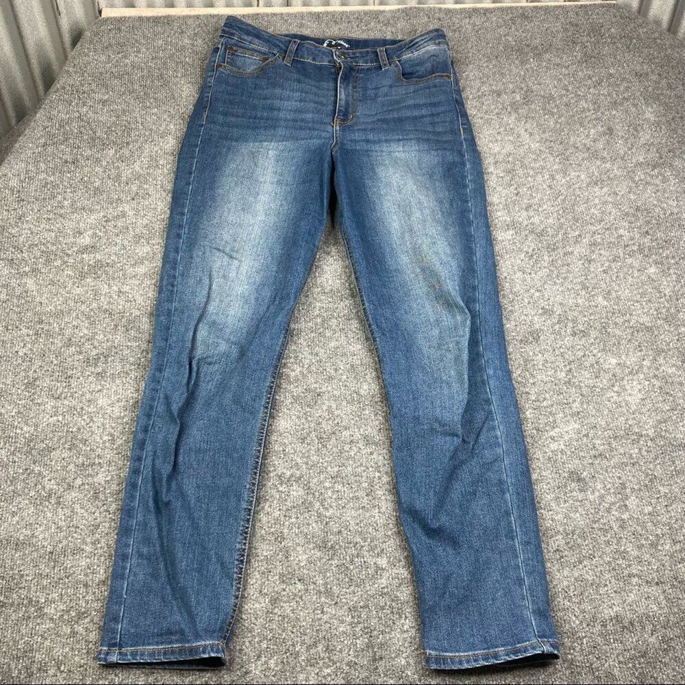 Art Class Jeans Girls Size 16 Blue Girlfriend Stretch Medium Wash Denim